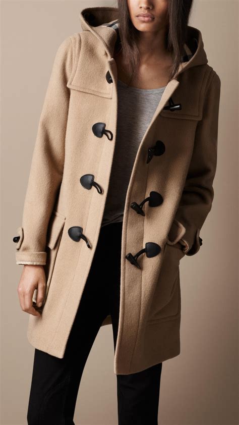 burberry brit duffle coat|burberry duffle coat for women.